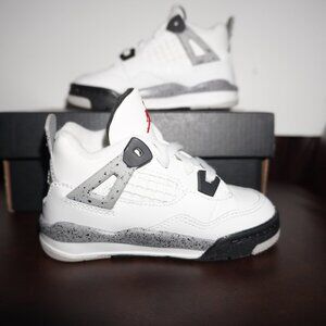 Nike Air Jordan 4 Retro White Cement (2025) TD IB4387-100 New Ready to Ship!!!